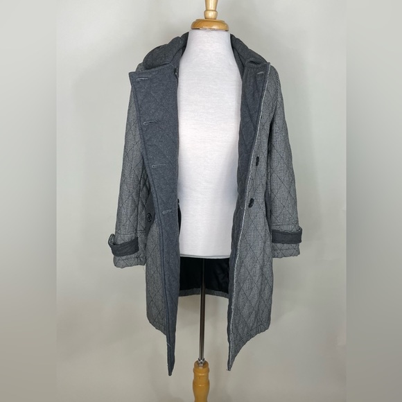 Unique Vintage Long Coat by SWIRL Sisters Fortune - Gray - Picture 3 of 10